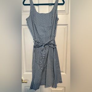 Baby blue w polka dots!